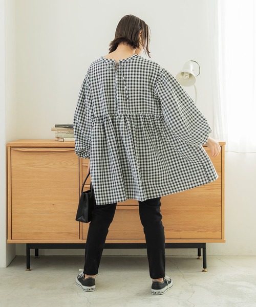 coca（coca）（コカ）の「ギンガムチェックブラウス（シャツ/ブラウス