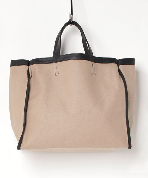 MAISON CANVVAS（メゾンキャンバス）の「【MAISON CANVVAS メゾンキャンバス】エシカルリバートートバッグ（トートバッグ・レディース・ベージュ・FREE）」の2枚目の写真
