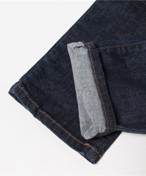 one after another NICE CLAUP（ワンアフターアナザーナイスクラップ）の「【non-no9月号掲載ナイスクラップ】ハイウェストテーパードパンツ（その他パンツ・レディース・インディゴブルー/オフホワイト/ブルー系その他・FREE）」の10枚目の写真