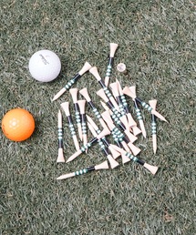 Left Of Field Golf（レフトオブフィールドゴルフ）の「【Left Of Field Golf/レフト　オブ　フィールド　ゴルフ】25 x Bamboo Golf Tees  25本入  ゴルフグッズ　ティー 7cm（ゴルフグッズ）」