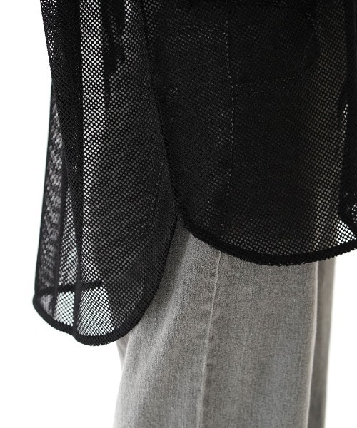 e-zakkamania stores（イーザッカマニアストアーズ）の「オーバーメッシュ プルオーバー（Tシャツ/カットソー・レディース・ライトブラウン/ブラック・フリー）」の15枚目の写真