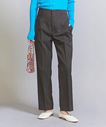 BEAUTY&YOUTH UNITED ARROWS | ポリエステル ツイードライク スリムストレート パンツ -ウォッシャブル-(その他パンツ)