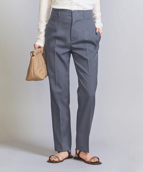 BEAUTY&YOUTH UNITED ARROWS（ビューティーアンドユースユナイテッドアローズ）の「ポリエステル ツイードライク スリムストレート パンツ -ウォッシャブル-（その他パンツ・レディース・ダークグレー/グレー/ベージュ・S/L/M）」の14枚目の写真