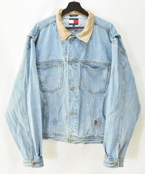 【ヴィンテージ古着】90's TOMMY HILFIGER / トミーヒルフィガー デニムジャケット