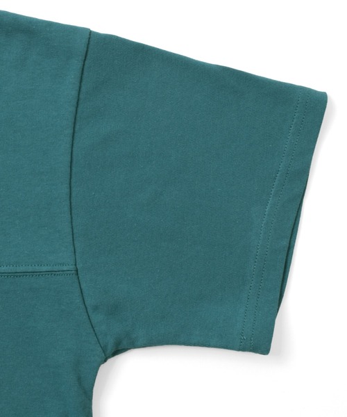 GLAZOS（グラソス）の「ポケット刺繍ビッグ半袖Tシャツ（Tシャツ/カットソー・キッズ・ホワイト/ブラック/オレンジ/ブルーグリーン・170cm/150cm/140cm/160cm）」の9枚目の写真