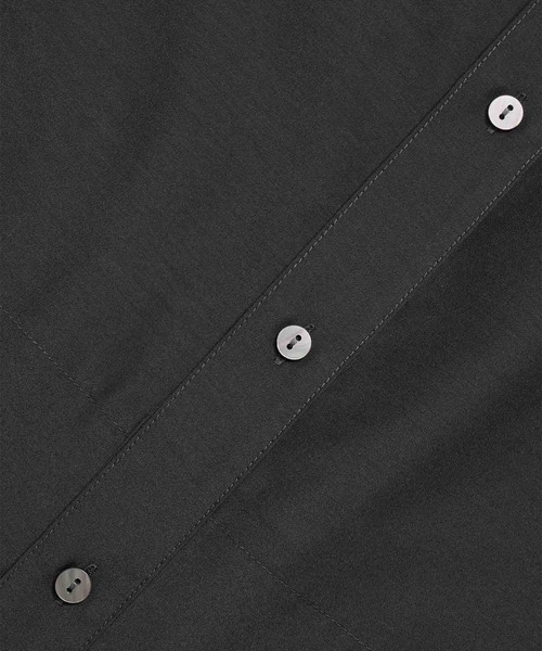 ROPE' PICNIC（ロペピクニック）の「【WEB限定カラー:カーキ】吸水速乾/2WAYレイヤード風シャツワンピース（シャツワンピース・レディース・チャコールグレー/ベージュ/ブルー系その他4/カーキ・38）」の8枚目の写真