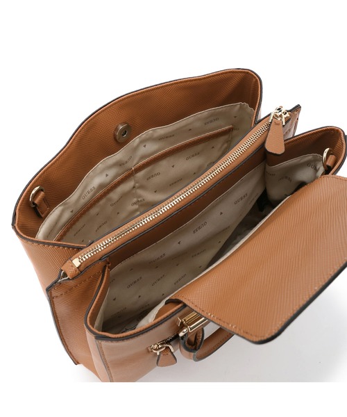 Guess（ゲス）の「NOELLE Girlfriend Satchel（トートバッグ・レディース・ブラウン/ライトピンク/ブラック・ONE SIZE）」の11枚目の写真