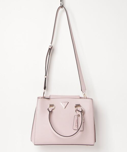 Guess（ゲス）の「NOELLE Girlfriend Satchel（トートバッグ・レディース・ブラウン/ライトピンク/ブラック・ONE SIZE）」の13枚目の写真