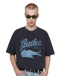 A'GEM/9 × .kom『VIVA STUDIO/ビバスタジオ』BUTLER TEE/バトラーカットデザイン 半袖Tシャツ