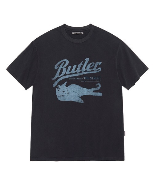 VIVASTUDIO(ビバスタジオ)の「A'GEM/9 × .kom『VIVA STUDIO/ビバスタジオ』BUTLER TEE/バトラーカットデザイン 半袖Tシャツ(Tシャツ/カットソー・メンズ・ブラック/ホワイト・M/L)」の12枚目の写真
