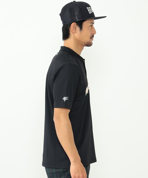 BEAMS GOLF グラデーションロゴ ポロシャツ L BEAMS GOLF（ビームスゴルフ）の「〈MEN〉BEAMS GOLF ORANGE