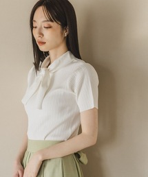 Andemiu（アンデミュウ）の「2WAYボウタイニット196556（ニット/セーター）」