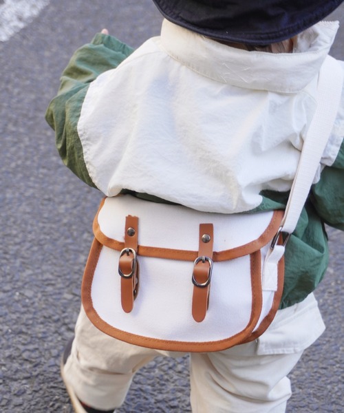 Port（ポート）の「【 hymy-ヒュミュ- 】 キャンバス ポストマン ショルダーバッグ #_（ショルダーバッグ・キッズ・ブラック/ホワイト/ライトブラウン/ダークブラウン・FREE）」の9枚目の写真