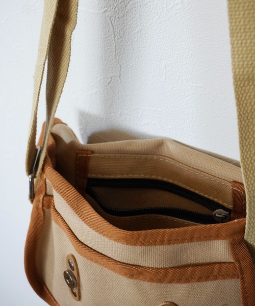 Port（ポート）の「【 hymy-ヒュミュ- 】 キャンバス ポストマン ショルダーバッグ #_（ショルダーバッグ・キッズ・ブラック/ホワイト/ライトブラウン/ダークブラウン・FREE）」の14枚目の写真
