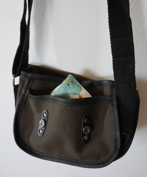 Port（ポート）の「【 hymy-ヒュミュ- 】 キャンバス ポストマン ショルダーバッグ #_（ショルダーバッグ・キッズ・ブラック/ホワイト/ライトブラウン/ダークブラウン・FREE）」の13枚目の写真