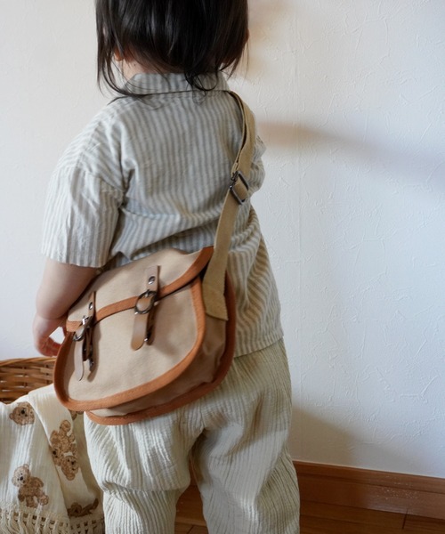 Port（ポート）の「【 hymy-ヒュミュ- 】 キャンバス ポストマン ショルダーバッグ #_（ショルダーバッグ・キッズ・ブラック/ホワイト/ライトブラウン/ダークブラウン・FREE）」の18枚目の写真