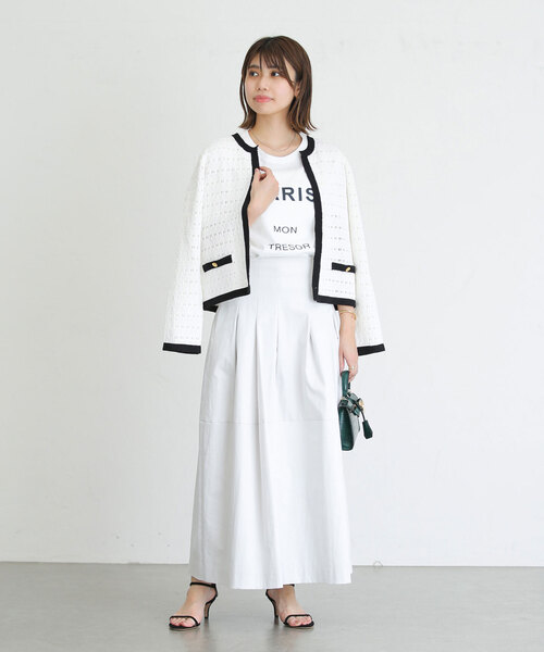 【美品】La Totaliteクロッシェカーデ セール】クロッシェカーデ（カーディガン/ボレロ）｜La TOTALITE