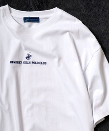 BEVERLYHILLS POLO CLUB　ワンポイントロゴ刺繍半袖Tシャツ メンズ レディース/無地/ボーダー/リンガーT