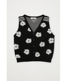 MOUSSY | DAISY JACQUARD KNIT ベスト(ベスト)
