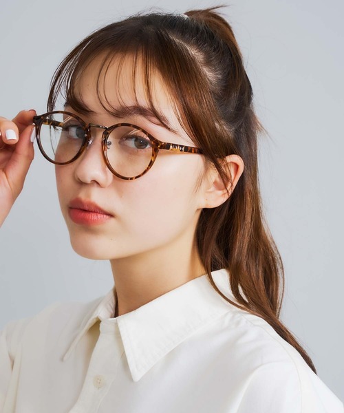 MILKFED.（ミルクフェド）の「LOGO DAILY GLASSES（メガネ・レディース・ブラック/ブラウン/クリア・ONE SIZE）」の4枚目の写真