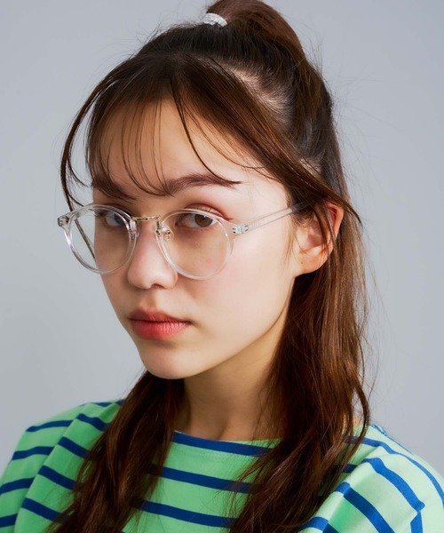 MILKFED.（ミルクフェド）の「LOGO DAILY GLASSES（メガネ・レディース・ブラック/ブラウン/クリア・ONE SIZE）」の13枚目の写真