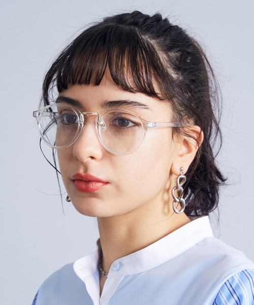 MILKFED.（ミルクフェド）の「LOGO DAILY GLASSES（メガネ・レディース・ブラック/ブラウン/クリア・ONE SIZE）」の7枚目の写真
