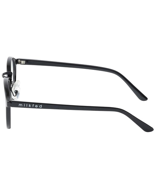 MILKFED.（ミルクフェド）の「LOGO DAILY GLASSES（メガネ・レディース・ブラック/ブラウン/クリア・ONE SIZE）」の5枚目の写真