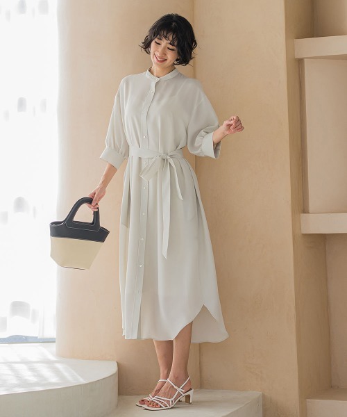 LAUTREAMONT（ロートレアモン）の「【WEB限定】2wayシャツワンピース