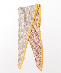 AVALON(U.Q)（アバロン）の「ペイスリー*千鳥プリーツスカーフ（ストール/ショール）」