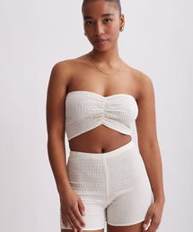 Saturdays NYC | Joanna Smocked Bandeau(チューブトップ)