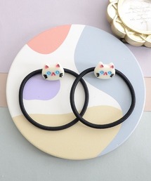 オーダーメイド商品☆ねこちゃん☆ベビーヘアクリップ ヘアゴム オーダーメイド商品☆ねこちゃん☆ベビーヘアクリップ ヘアゴム ネコ