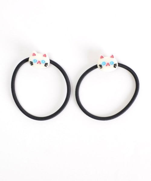 TONE SELECT GOODS（トーンセレクトグッズ）の「【urge select】ネコちゃん ヘアゴム【2本セット】（ヘアゴム・レディース・ホワイト/グレー/ブラック/ブラウン系・FREE）」の16枚目の写真