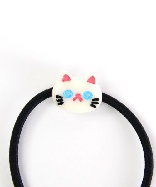 TONE SELECT GOODS（トーンセレクトグッズ）の「【urge select】ネコちゃん ヘアゴム【2本セット】（ヘアゴム・レディース・ホワイト/グレー/ブラック/ブラウン系・FREE）」の14枚目の写真