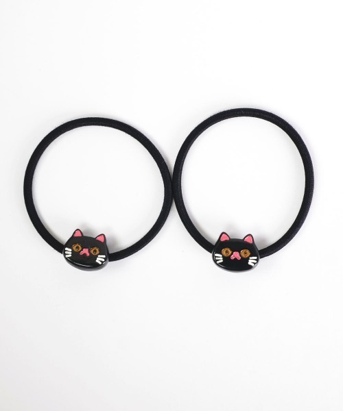 TONE SELECT GOODS（トーンセレクトグッズ）の「【urge select】ネコちゃん ヘアゴム【2本セット】（ヘアゴム・レディース・ホワイト/グレー/ブラック/ブラウン系・FREE）」の13枚目の写真