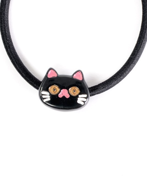 TONE SELECT GOODS（トーンセレクトグッズ）の「【urge select】ネコちゃん ヘアゴム【2本セット】（ヘアゴム・レディース・ホワイト/グレー/ブラック/ブラウン系・FREE）」の11枚目の写真