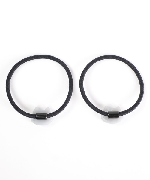 TONE SELECT GOODS（トーンセレクトグッズ）の「【urge select】ネコちゃん ヘアゴム【2本セット】（ヘアゴム・レディース・ホワイト/グレー/ブラック/ブラウン系・FREE）」の9枚目の写真