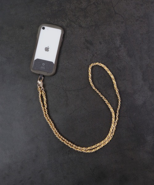 Ree&Mee（リーアンドミー）の「Ree&Mee チェーン スマホ ショルダー スマホストラップ モバイル ストラップ（スマホグッズ・レディース・アイボリー/ホワイト/レッド/ピンク/モカ/イエロー/ブラック/ブラウン/ゴールド系その他/ライトピンク・FREE）」の6枚目の写真