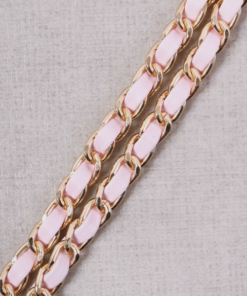 Ree&Mee（リーアンドミー）の「Ree&Mee チェーン スマホ ショルダー スマホストラップ モバイル ストラップ（スマホグッズ・レディース・アイボリー/ホワイト/レッド/ピンク/モカ/イエロー/ブラック/ブラウン/ゴールド系その他/ライトピンク・FREE）」の19枚目の写真