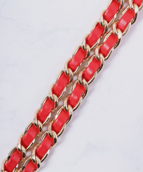 Ree&Mee（リーアンドミー）の「Ree&Mee チェーン スマホ ショルダー スマホストラップ モバイル ストラップ（スマホグッズ・レディース・アイボリー/ホワイト/レッド/ピンク/モカ/イエロー/ブラック/ブラウン/ゴールド系その他/ライトピンク・FREE）」の20枚目の写真