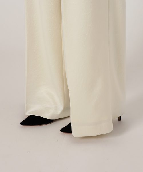 ドゥーズィエムクラス　ミニマルサテン　パンツ ドゥーズィエムクラス ミニマルサテン パンツ Deuxieme Classe パンツ