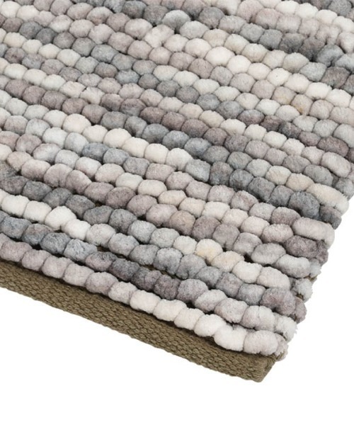 DULTON（ダルトン）の「CHENILLE HANDLOOM MAT 40×60/バスマット（ラグ/マット・メンズ・ワインレッド/イエロー/グレー・FREE）」の12枚目の写真