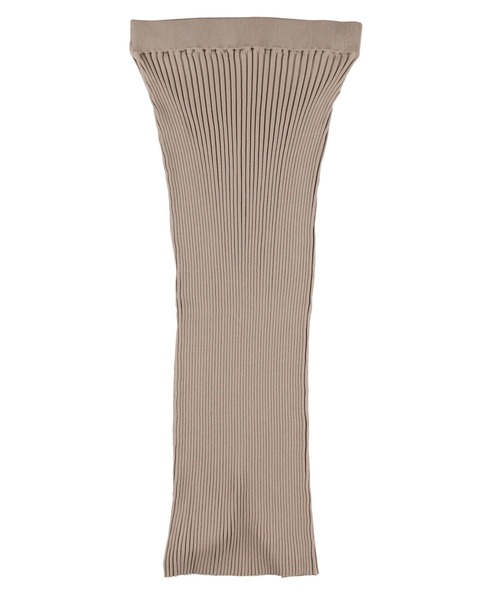 ALEXIA STAM(アリシアスタン)の「Rib Knit Pencil Skirt / リブタイトロングスカート(スカート・レディース・ピンク/モカ/ブルー・S/M)」の4枚目の写真