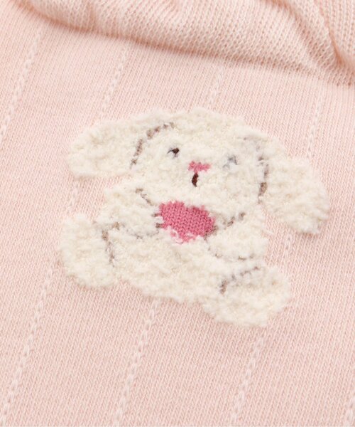 apres les cours（アプレレクール）の「ふわふわモチーフレッグウォーマー（レッグウォーマー・キッズ・ピンク/ベージュ・90）」の8枚目の写真