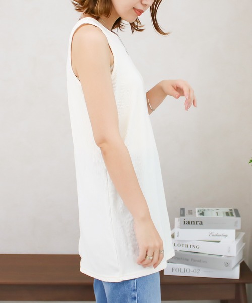 Social GIRL(ソーシャルガール)の「アメスリセットアップ(セットアップ・レディース・ブルー/グレイッシュベージュ/ブラック/アイボリー・M)」の6枚目の写真