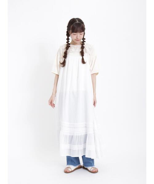 Samansa Mos2(サマンサ モスモス)の「デニムイージーテーパードパンツ(デニムパンツ・レディース・ブルー/サックスブルー・F)」の10枚目の写真