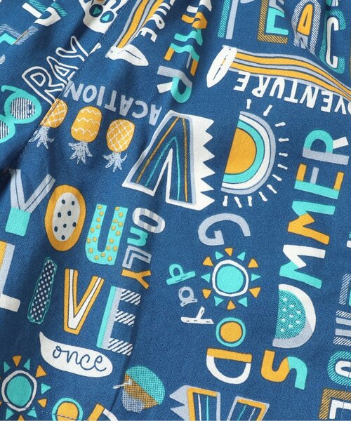 BREEZE（ブリーズ）の「サマーバケーションパンツ_4分丈（その他パンツ・キッズ・キナリ/チャコール/ミント/レインボー/パープル/ブラウン/レッド/ピンク/イエロー/ブルー・80/90/100/110/120/130/140）」の17枚目の写真