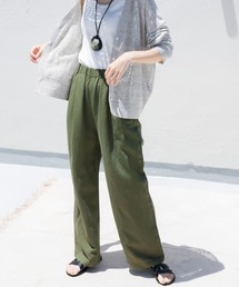 URBAN RESEARCH DOORS | リネン混イージーパンツ(その他パンツ)