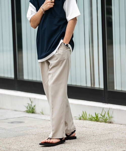 ITEMS URBANRESEARCH(アイテムズ アーバンリサーチ)の「吸水速乾×接触冷感リネン混パンツ(その他パンツ・メンズ・ブラウン/ベージュ/ブラック・MEDIUM/LARGE)」の17枚目の写真