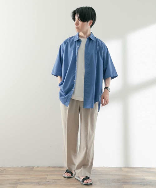 ITEMS URBANRESEARCH(アイテムズ アーバンリサーチ)の「吸水速乾×接触冷感リネン混パンツ(その他パンツ・メンズ・ブラウン/ベージュ/ブラック・MEDIUM/LARGE)」の9枚目の写真