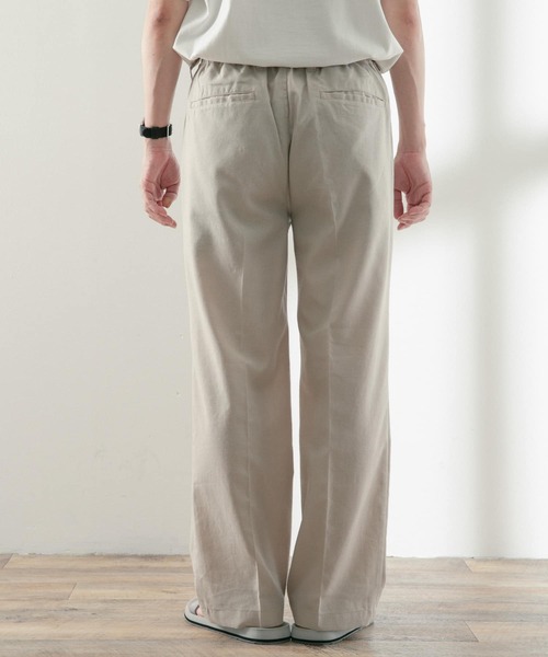 ITEMS URBANRESEARCH(アイテムズ アーバンリサーチ)の「吸水速乾×接触冷感リネン混パンツ(その他パンツ・メンズ・ブラウン/ベージュ/ブラック・MEDIUM/LARGE)」の7枚目の写真